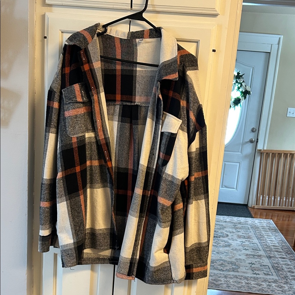 Plaid Flannel Jacket
